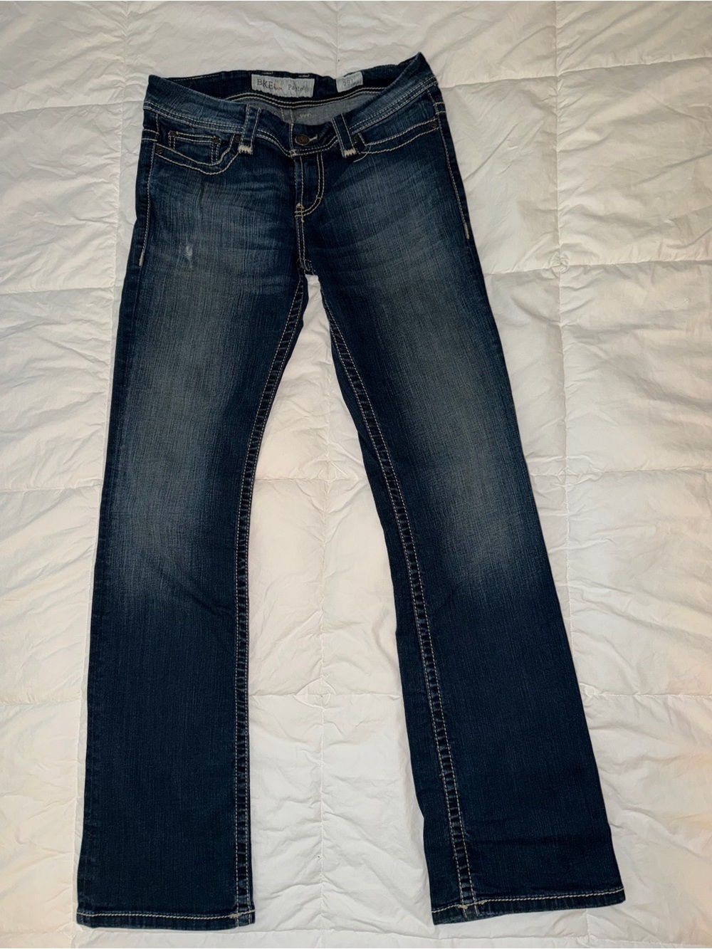 BKE Peyton Women’s Dark Blue Straight-Leg Jeans 29 Long